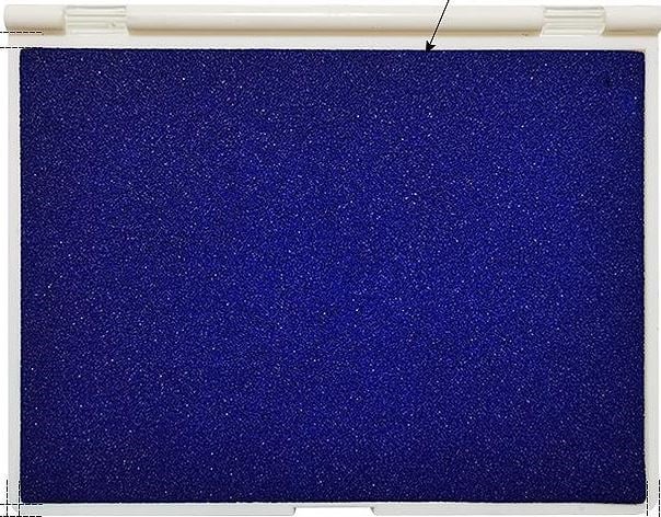 Büyük Boy Lacivert Istampa 165*127mm Su Bazlı Mürekkep Baskı Pedi