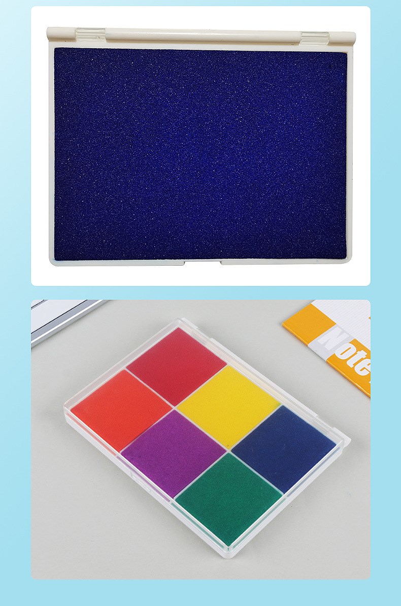 Büyük Boy Lacivert Istampa 165*127mm Su Bazlı Mürekkep Baskı Pedi