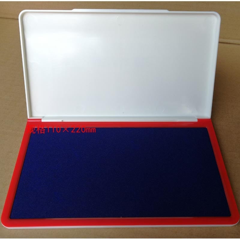 Büyük Boy Mavi Istampa 235*133mm Su Bazlı Mürekkep Baskı Pedi