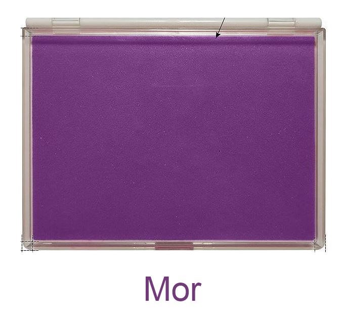 Büyük Boy Mor Istampa 165*127mm Su Bazlı Mürekkep Baskı Pedi 