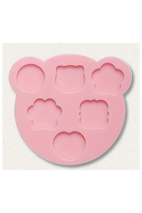 Davetiye Mühür Mumu Silikon Kalıp Sevimli Ayıcık 6 Farklı Model