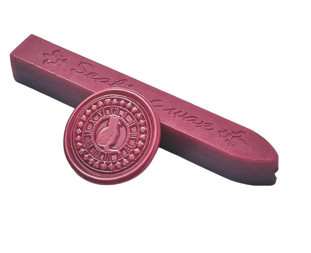 Fitilli Mühür Mumu Çubuk Kızılcık Kırmızı Resmi Damga Zarf Davetiye