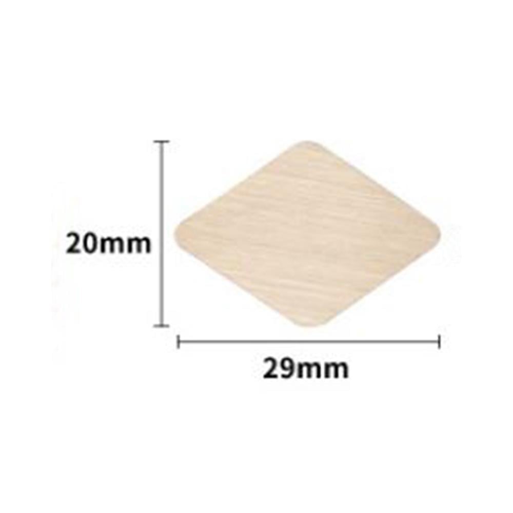 Mühür 20x29 mm Baklava Boş Pirinç Kafa + Ahşap Sap