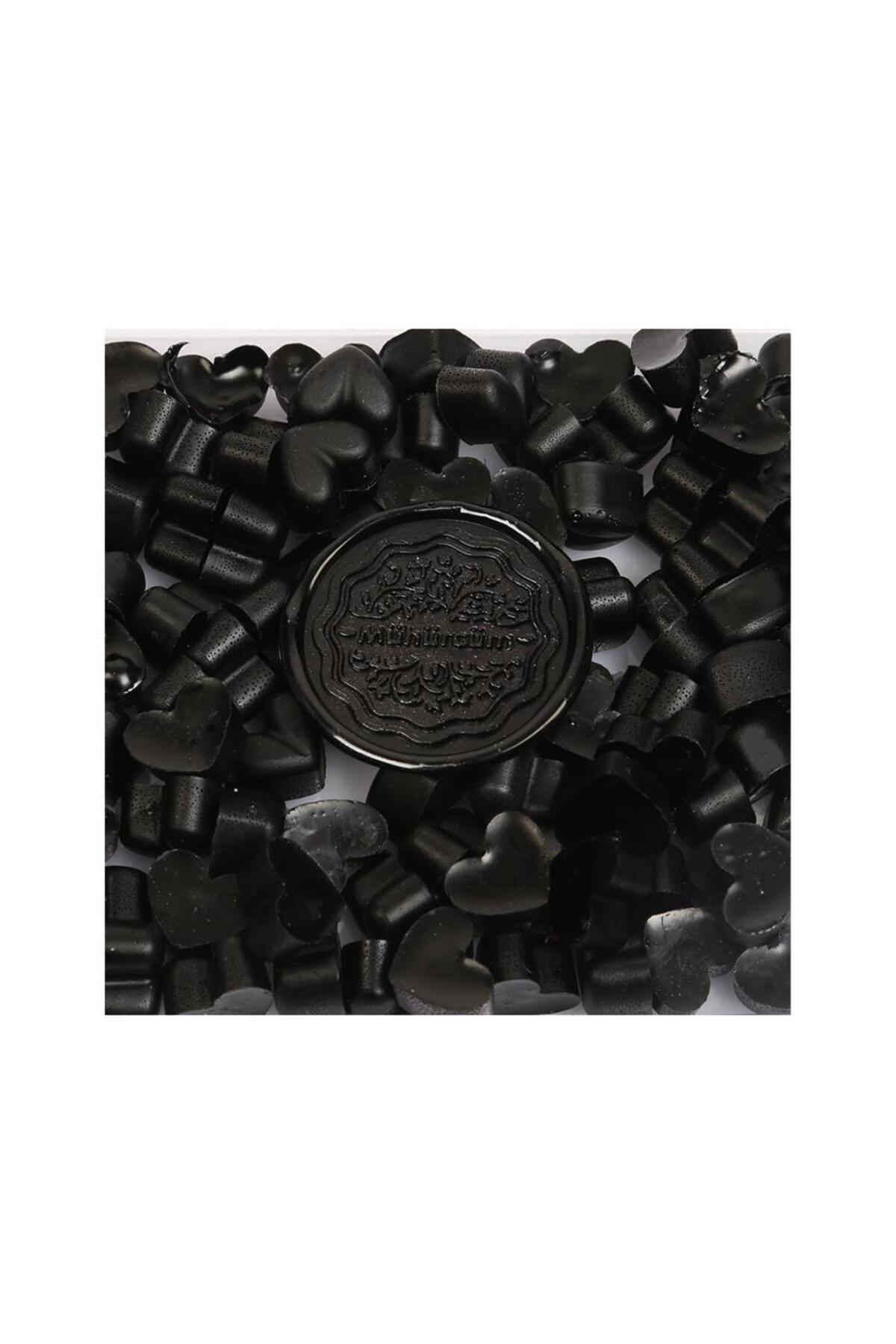Mühür Mumu Eritme Kalp Boncuk Paket Model No: 302 ZİFT SİYAH