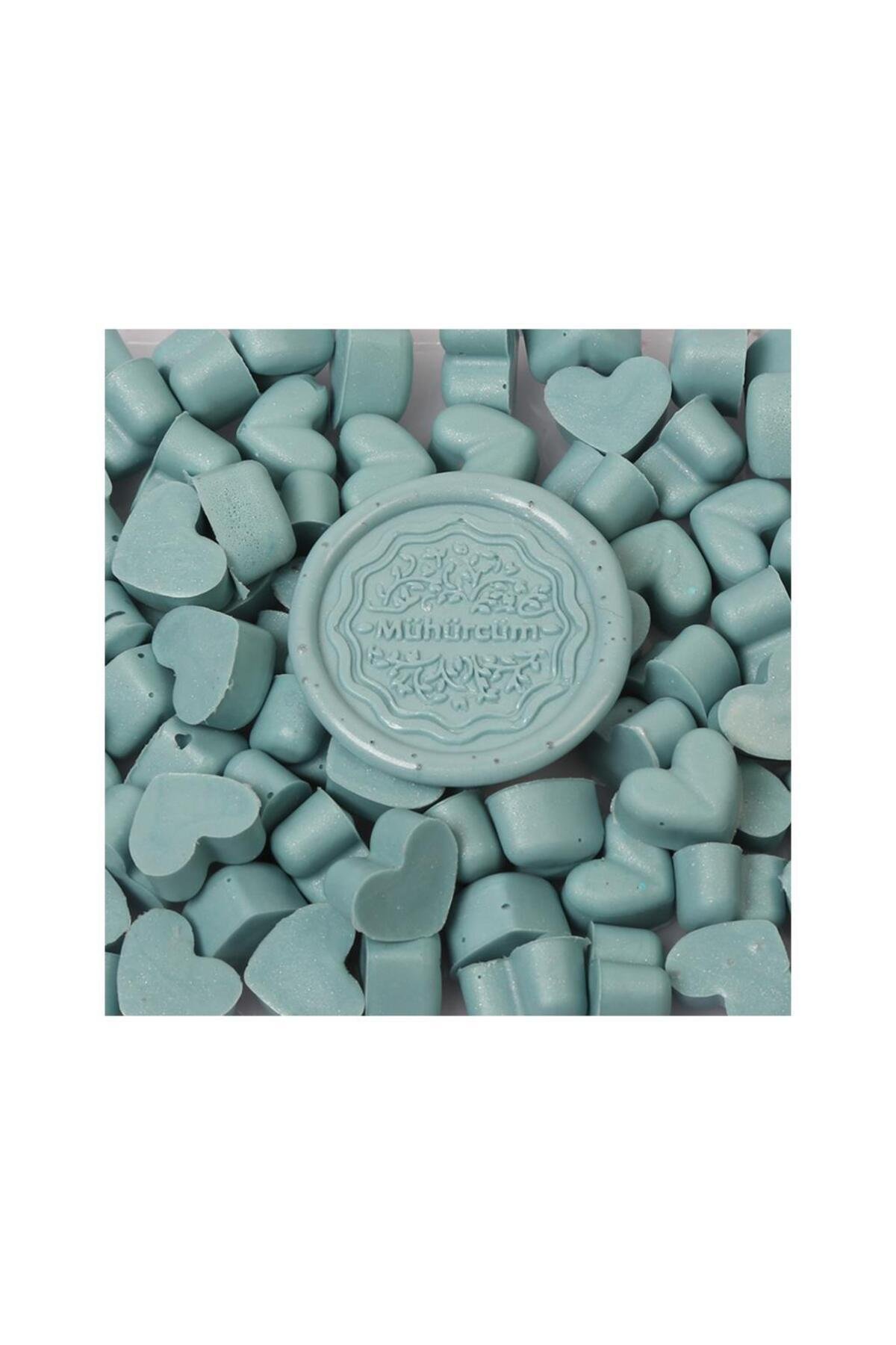 Mühür Mumu Eritme Kalp Boncuk Paket Model No: 139 YEŞİL NEFTİ