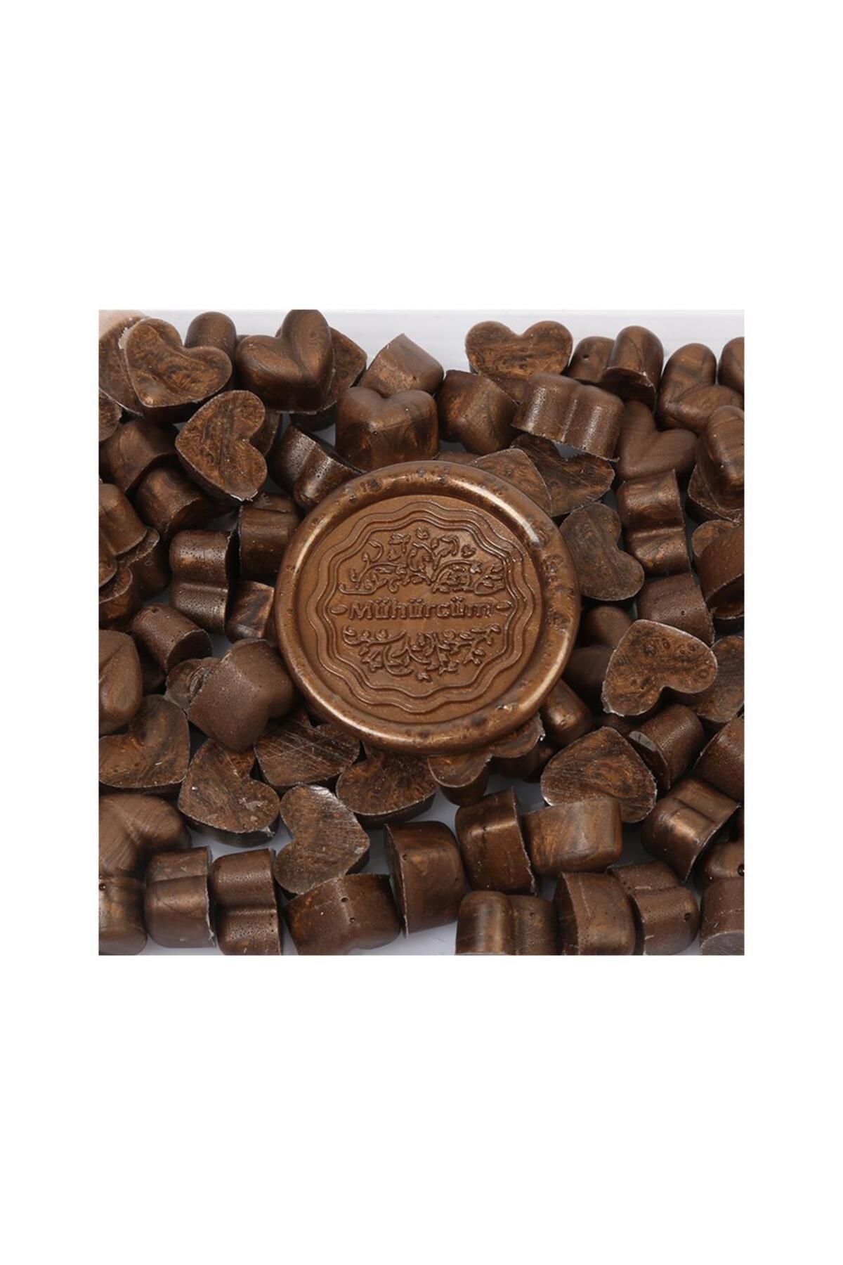 Mühür Mumu Eritme Kalp Boncuk Paket Model No:541 SEDEF KOYU BRONZ