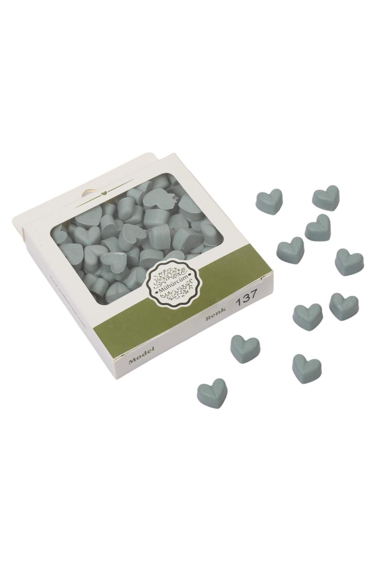 Mühür Mumu Eritme Kalp Boncuk Paket Model No: 137 YEŞİL HAKİ
