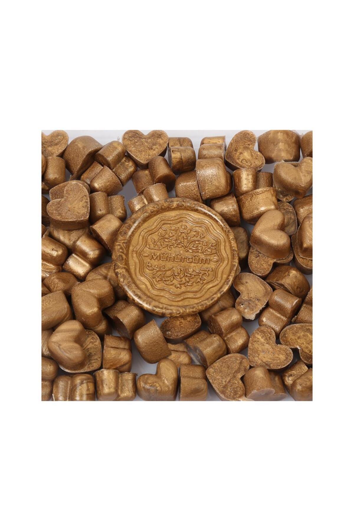 Mühür Mumu Eritme Kalp Boncuk Paket Mod No: 555 AÇIK BRONZ ALTIN