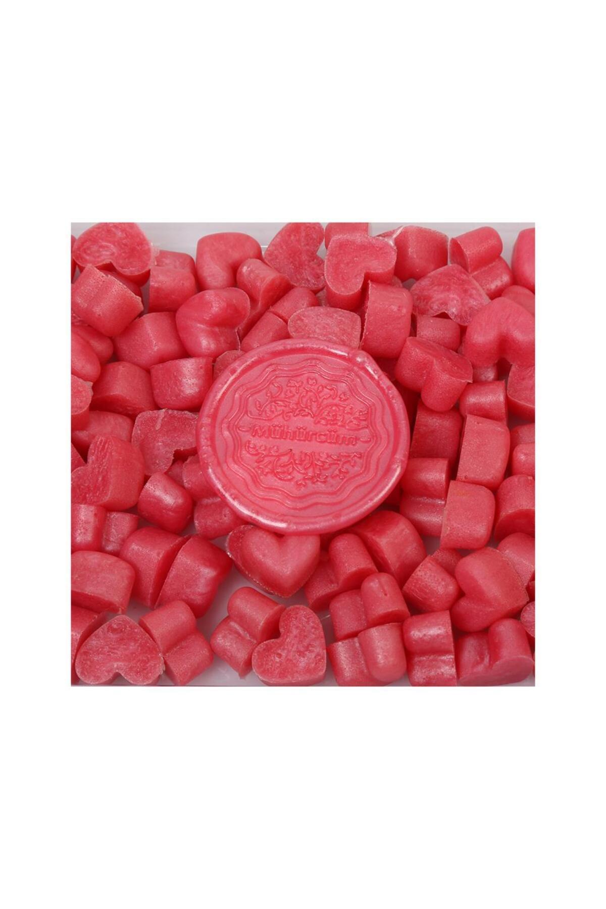 Mühür Mumu Eritme Kalp Boncuk Paket Model No: 651 ÇİLEK SATEN