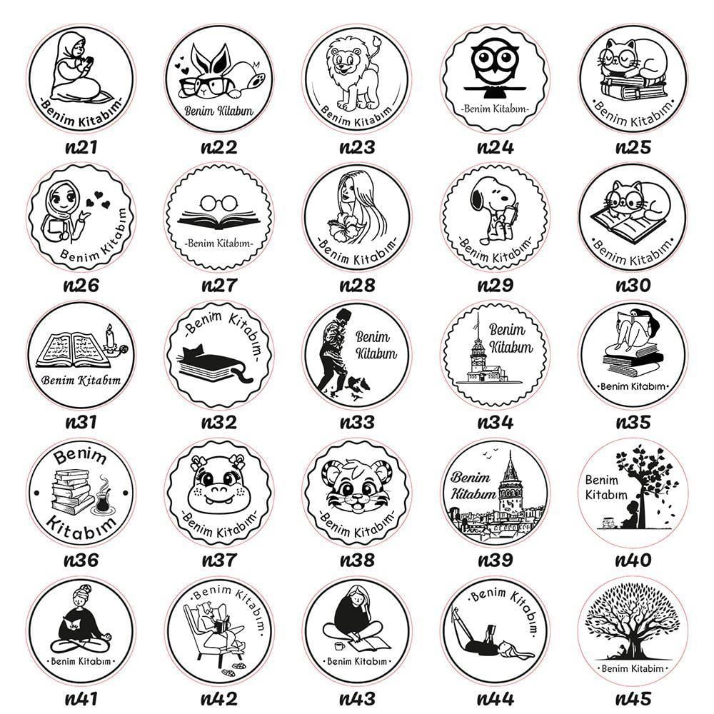 Mühür Özel Alaşım Kauçuk Kaşe Kırmızı Renk Dikdörtgen 30x12 mm
