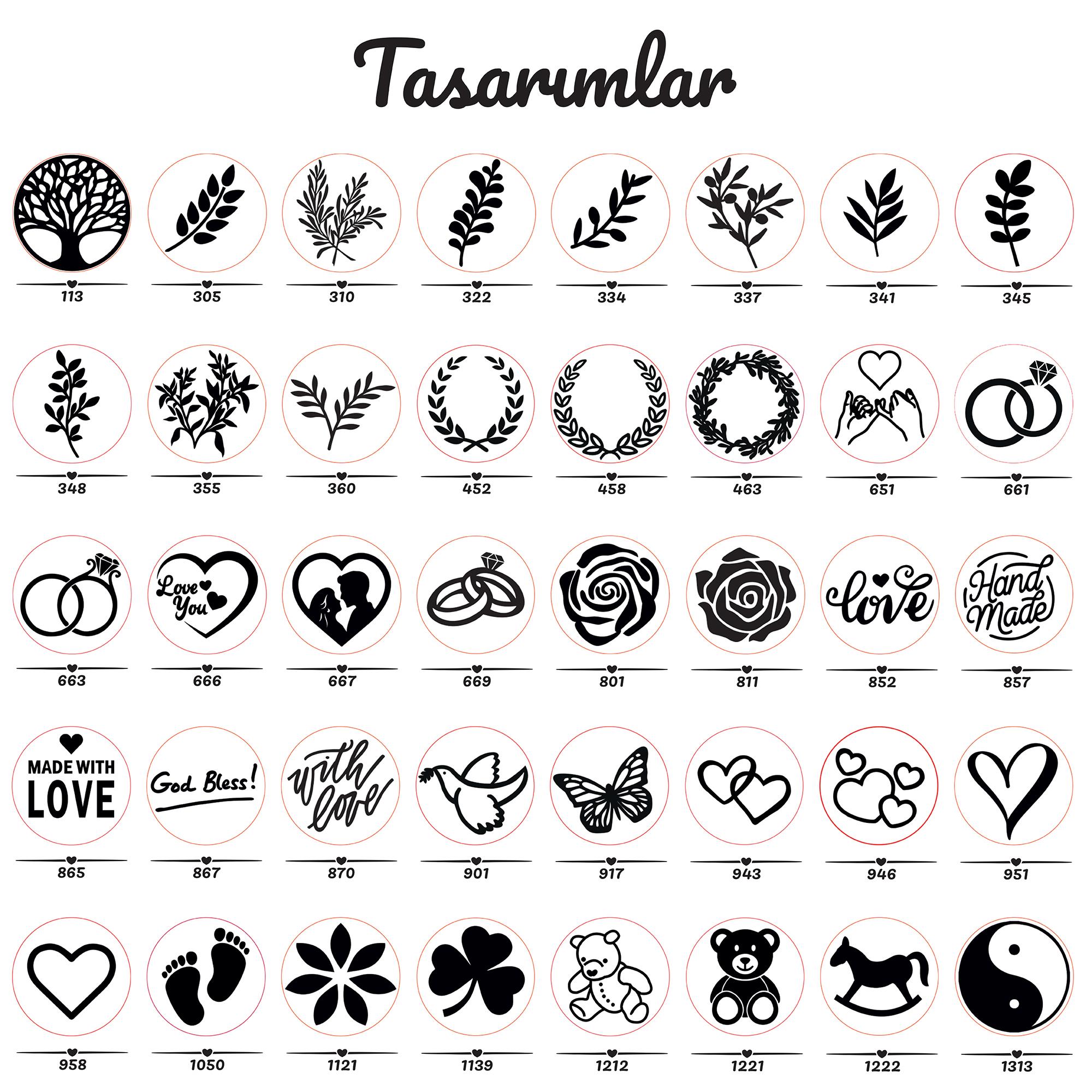 Mühür Özel Alaşım Kauçuk Kaşe Kırmızı Renk Dikdörtgen 60x30 mm