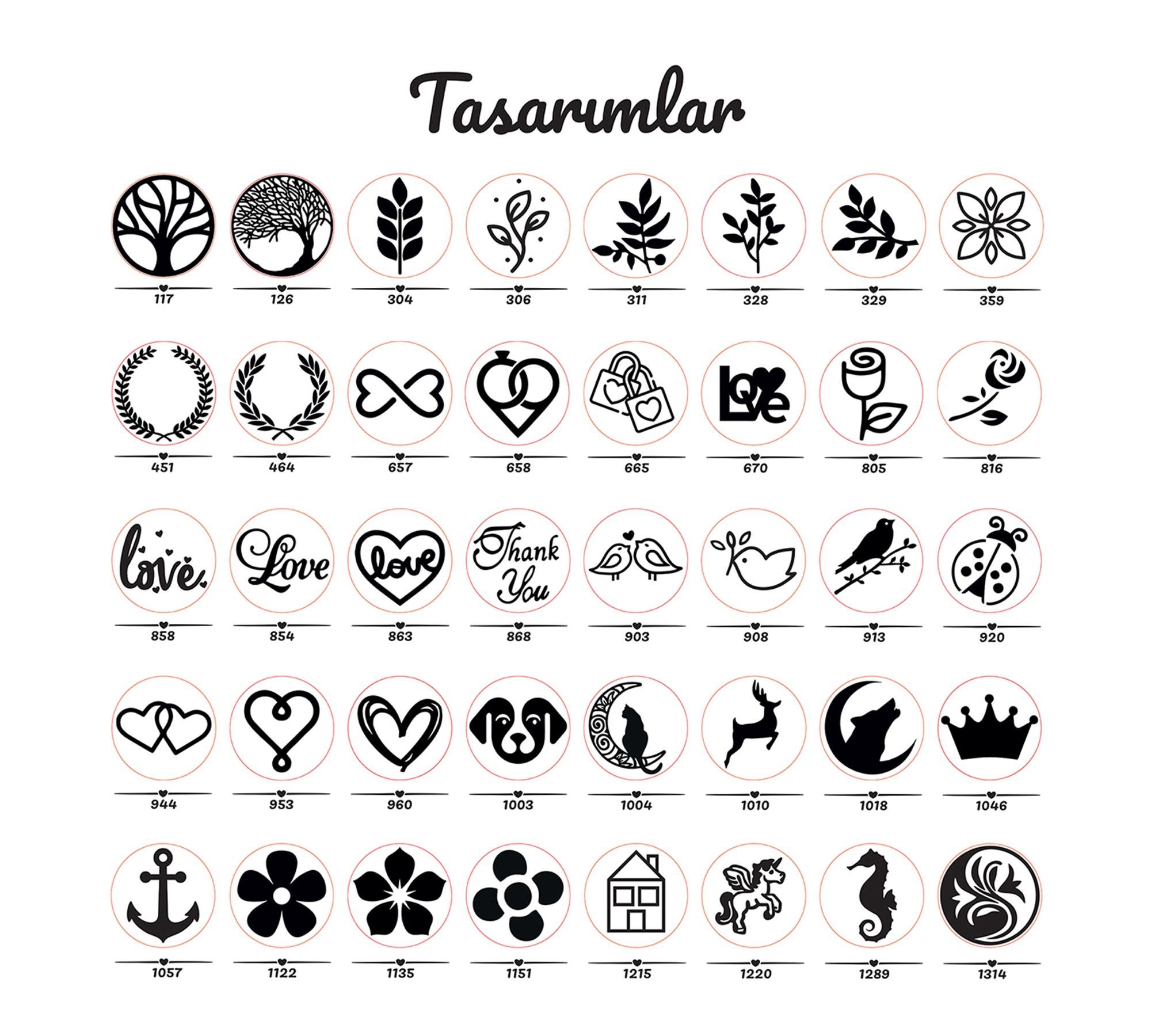 Mühürcüm 12 Adet Hazır Kendinden Yapışkanlı Mühür KYHM100