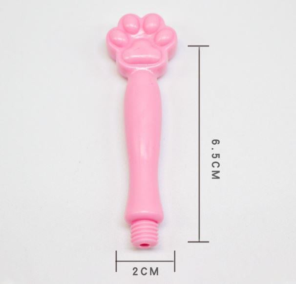 Mum Mühürü Sapı Pembe Renkli Sentetik Reçine M8 Dişli