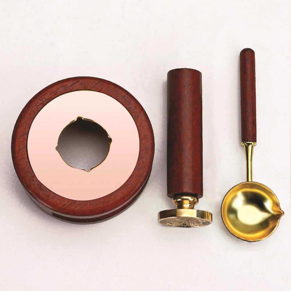 Sanat Temalı Mum Mührü Seti Kırmızı