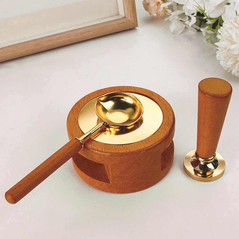 Sanat Temalı Mum Mührü Seti Sarı 2