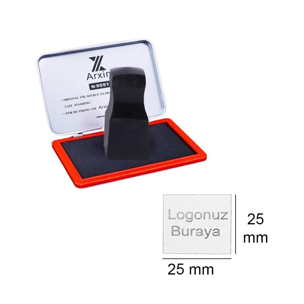 Sentetik Kemik Mühür 25x25x45 Kare Kavrama Buğumlu Dizayn