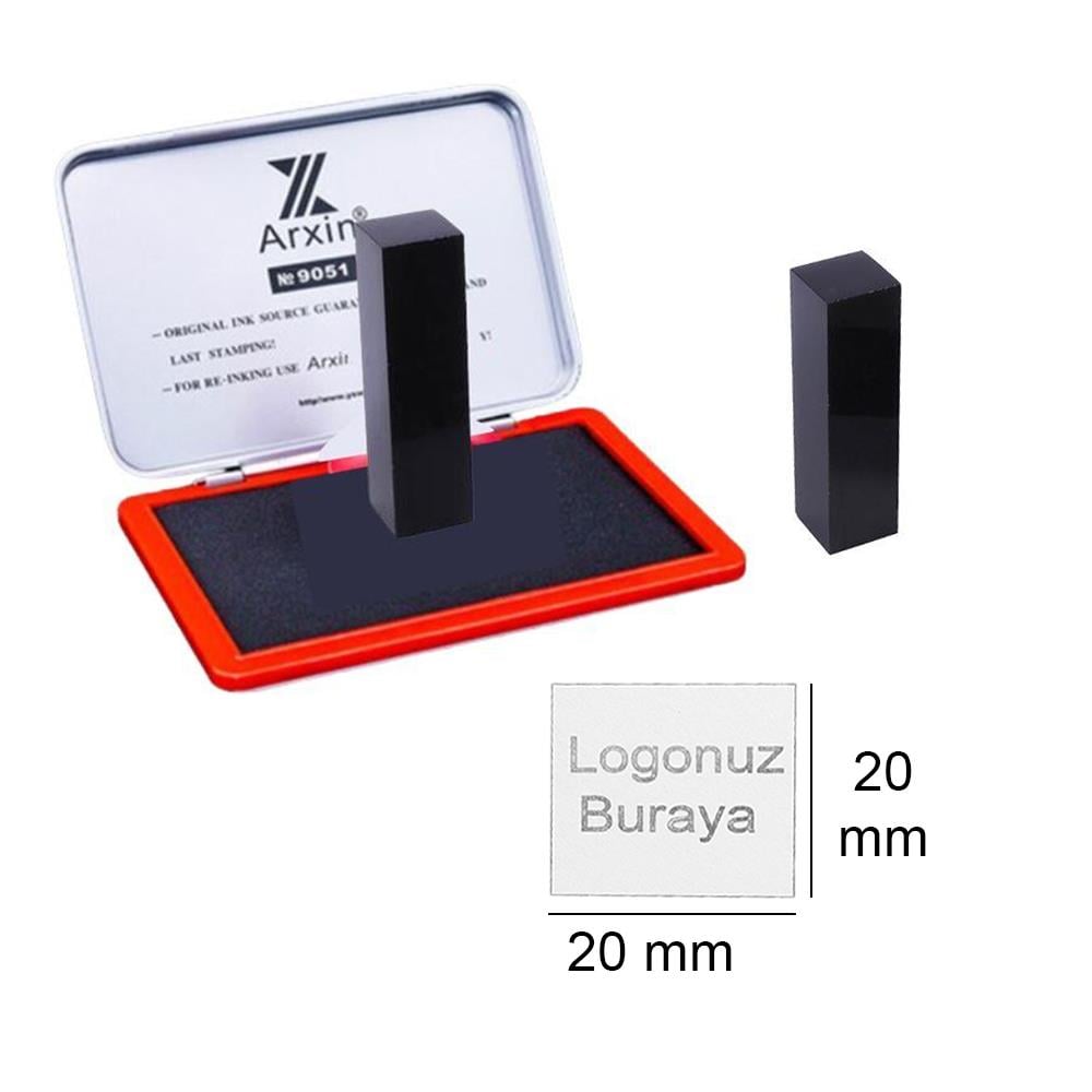 Sentetik Kemik Mühür Kare 20x20 mm Sütun