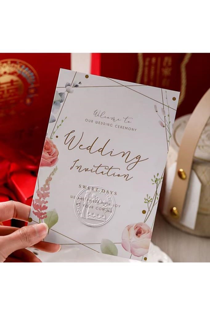 Soğuk Damga Kabartma Kitap Mührü Metalik Rosegold Boya Özel Seri
