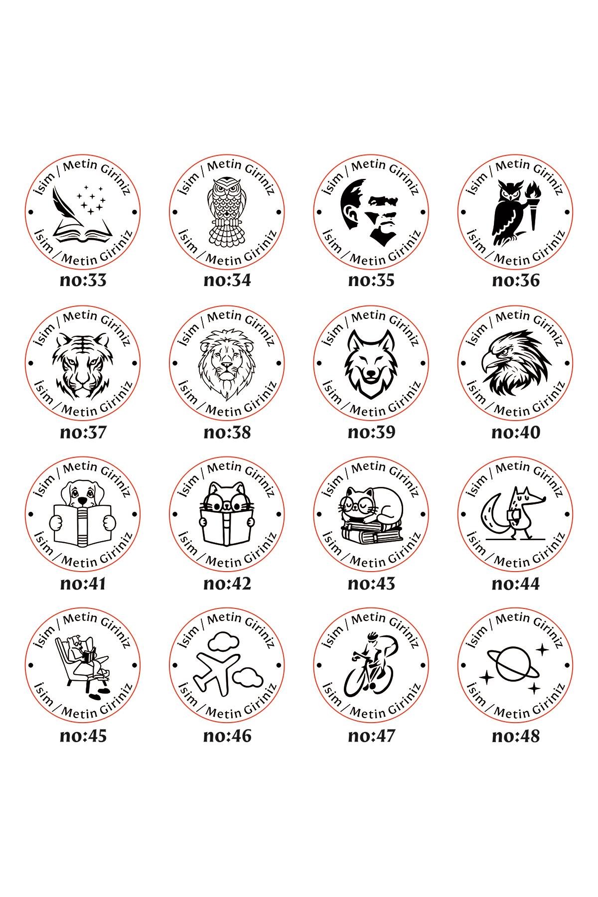 Soğuk Damga Kabartma Mühür Kişiye Özel Logo Tasarım Kutulu