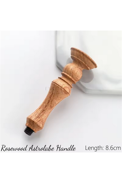 Ahşap Mum Mühür Sapı Gül Ağacı G23 Tasarımı Özel Seri M8 Dişli