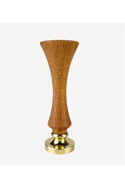 Ahşap Mum Mühür Sapı Gül Ağacı G25 Tasarımı Özel Seri M8 Dişli