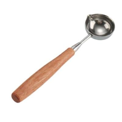 Ahşap Sap Mum Mührü Eritme Kaşığı 2 Farklı Renk Seçeneği Kaşık