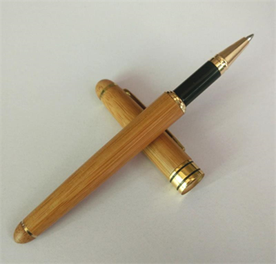 Bambu Ýmza Kalemi Ahşap Kutulu Hediye Set 0.5mm Iraurita Nib