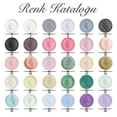 Bantlı Hazır Mühür Etiketli Mum Mühürleri HM100