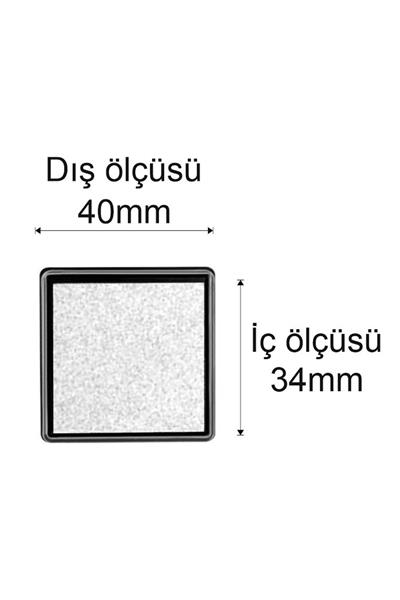 Beyaz Renk Mürekkepli Baskı Pedi 40*40mm Çabuk Kuruyan Su Bazlı 