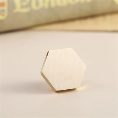 Boş Mum Mühür Pirinç Başlığı Altıgen 25x28.8