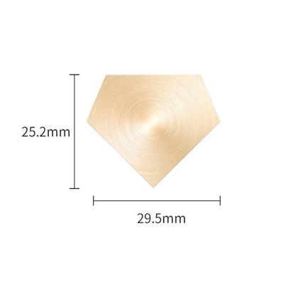 Boş Mum Mühür Pirinç Başlığı Elmas 25.5 x 29.5mm