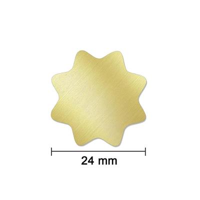 Boş Mum Mühür Pirinç Başlığı Yıldız 24x28,4 mm