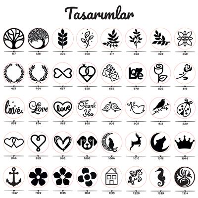 Boş Mum Mühür Pirinç Damga Başlığı Kare 20 mm