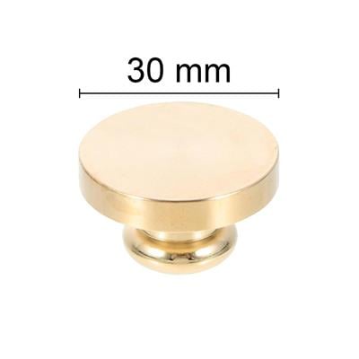 Boş Mum Mühür Pirinç Damga Başlığı Yuvarlak 30 mm