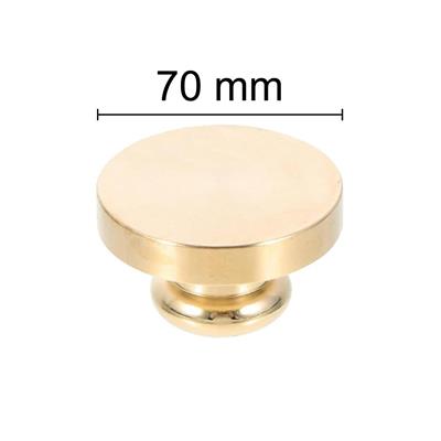 Boş Mum Mühür Pirinç Damga Başlığı Yuvarlak 70 mm 