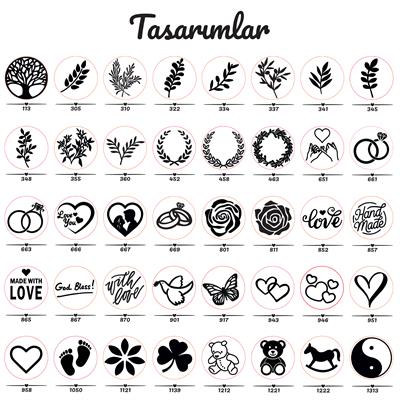 Boş Mum Mühür Pirinç Damga Başlığı Yuvarlak 65 mm