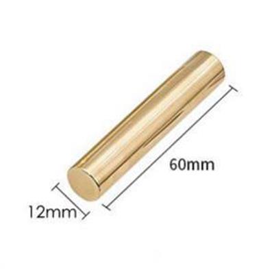 Boş Mum Mühür Pirinç Damga Başlığı Yuvarlak 12x60 mm