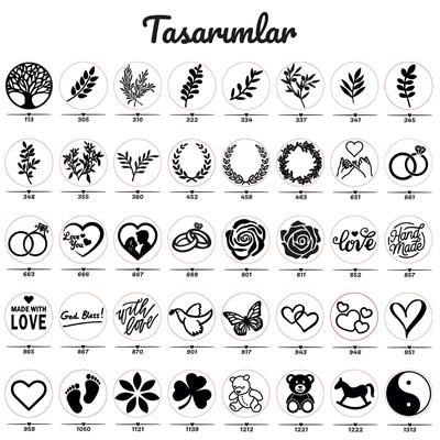 Boş Mum Mühür Pirinç Damga Başlığı Yuvarlak 70 mm 