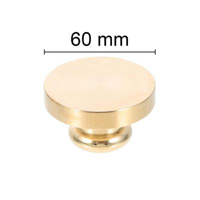 Boş Mum Mühür Pirinç Damga Başlığı Yuvarlak 60 mm