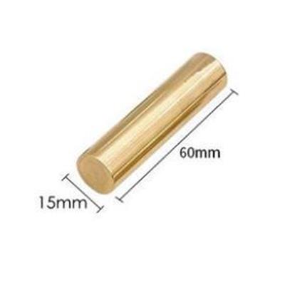 Boş Mum Mühür Pirinç Damga Başlığı Yuvarlak 15x60 mm