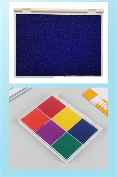 Büyük Boy Lacivert Istampa 165*127mm Su Bazlı Mürekkep Baskı Pedi