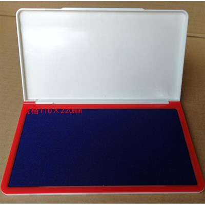 Büyük Boy Mavi Istampa 235*133mm Su Bazlı Mürekkep Baskı Pedi