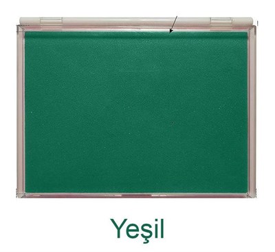 Büyük Boy Yeşil Istampa 165*127mm Su Bazlı Mürekkep Baskı Pedi