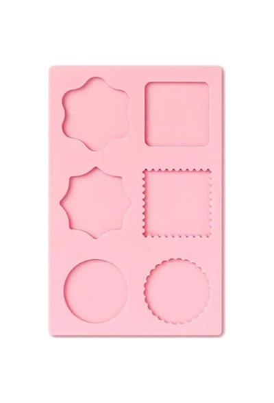 Davetiye Mühür Mumu Silikon Dikdörtgen Kalıp 6 Farklı Model