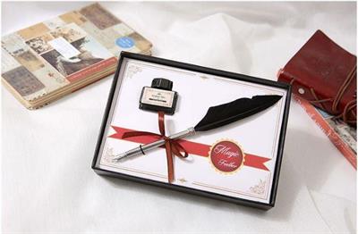 Divit Tüy Antika Kalem 21 cm Şişede Mürekkep