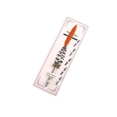 Divit Tüy Kalem Egzotik Kuş Tüyü Kaligrafi Dekoratif Yazı