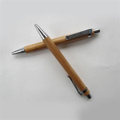 Doğal Bambu Tükenmez Kalem Ahşap