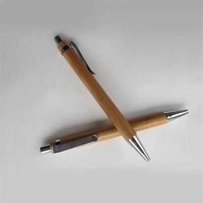 Doğal Bambu Tükenmez Kalem Ahşap