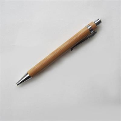 Doğal Bambu Tükenmez Kalem Ahşap