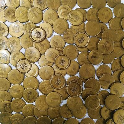 Düğün Davetiye Bantsız İki Harfli Özel Tasarım Mum Mühürü